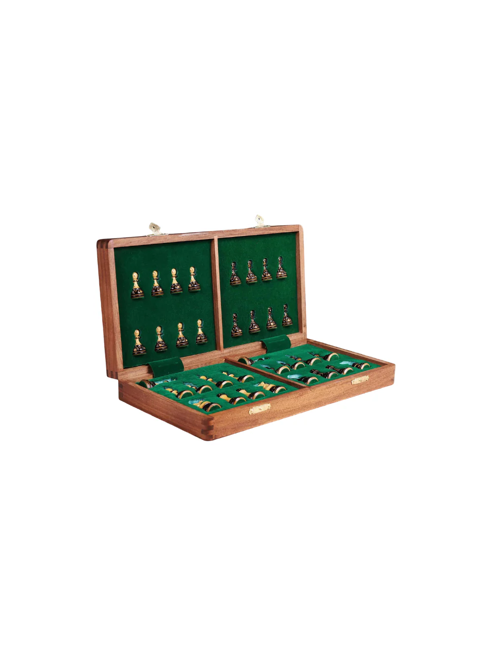 Laurel Series Burnt Carving Chess Set - Image 9