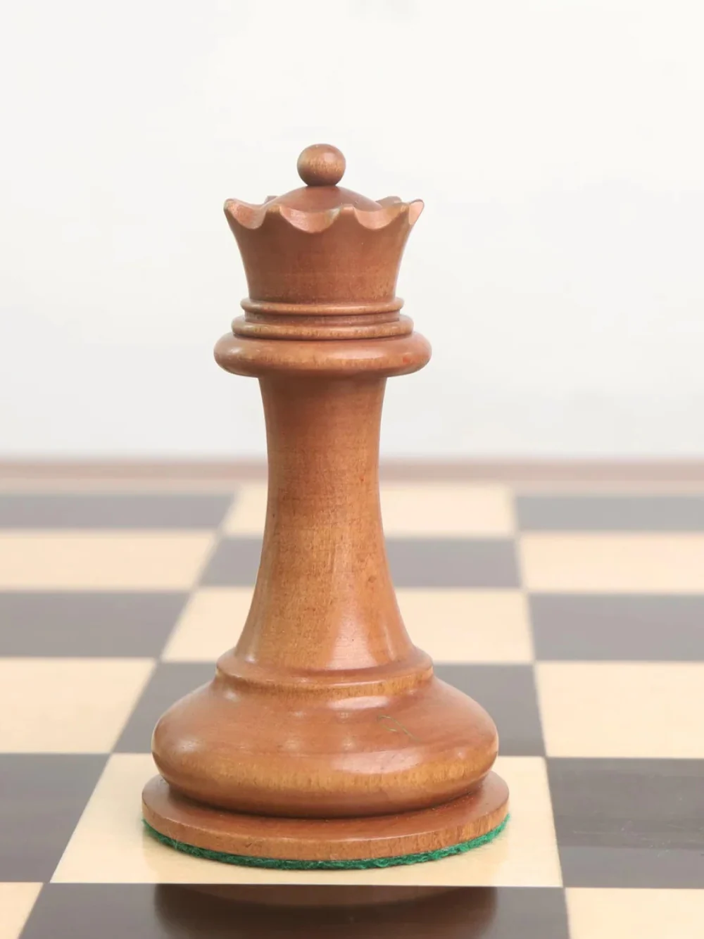 1849 Cooke Type Staunton Chess Set - Ebony Wood & Antiqued Boxwood Pieces with Board & Box - Image 10