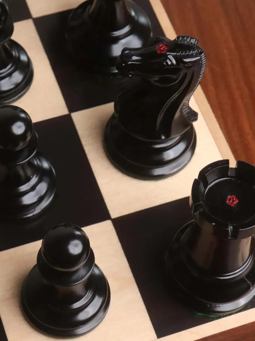 1849 Original Staunton Chess Set Combo - Image 5