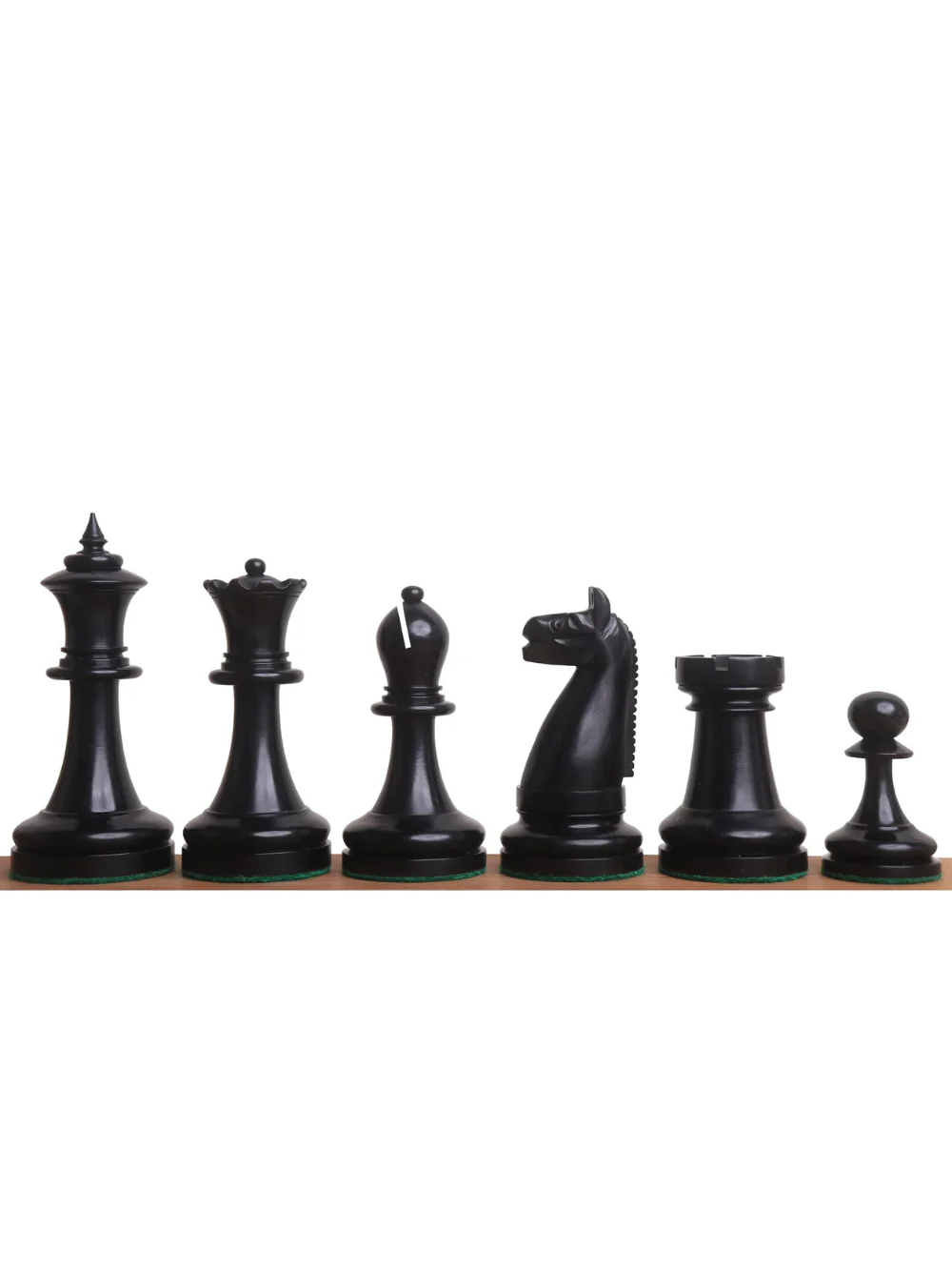 1900s' American Chess Company Reproduction Set - Antiqued Boxwood Pieces with Board & Box - Image 4
