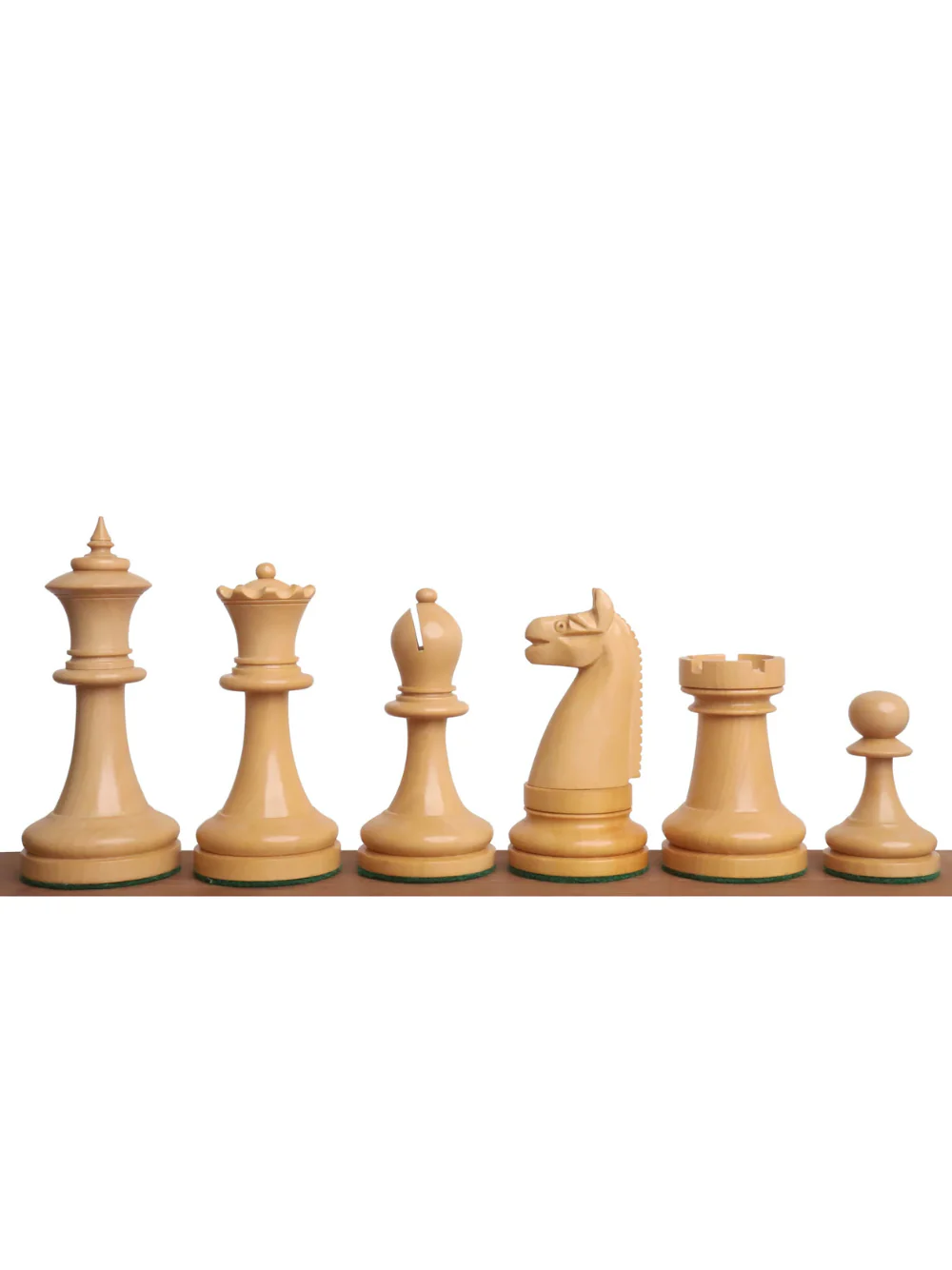 1900s' American Chess Company Reproduction Set - Ebony Wood Pieces with Board & Box - Image 4