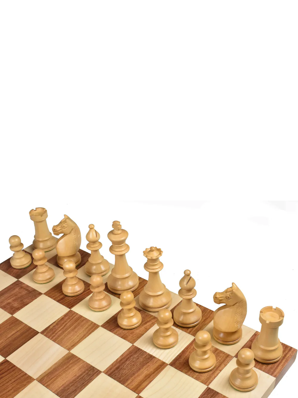 1920's German Collectors' Chess Set- Chess Pieces Only- Golden Rosewood - 4.1" - Image 10