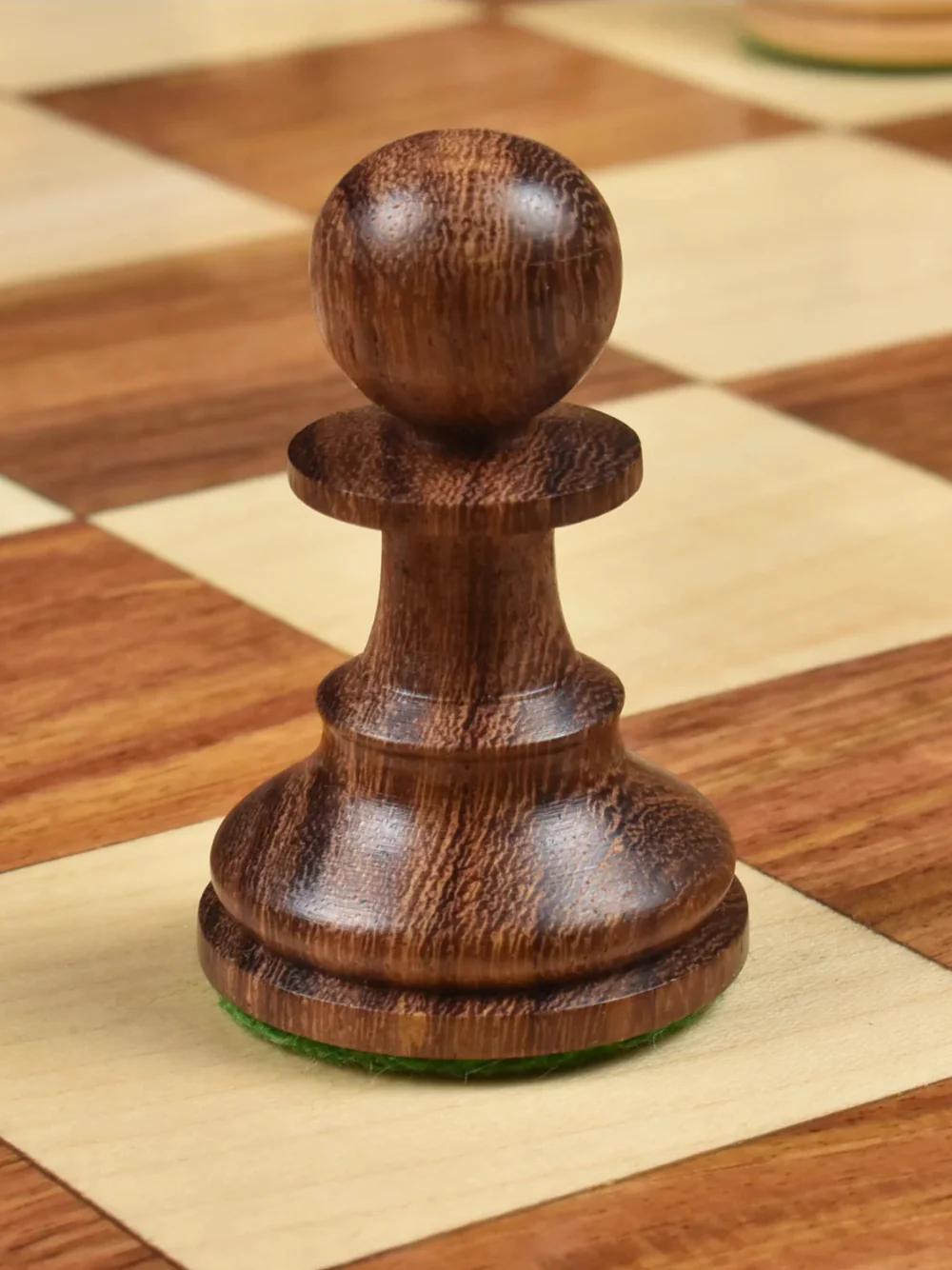 1920's German Collectors' Chess Set- Chess Pieces Only- Golden Rosewood - 4.1" - Image 11