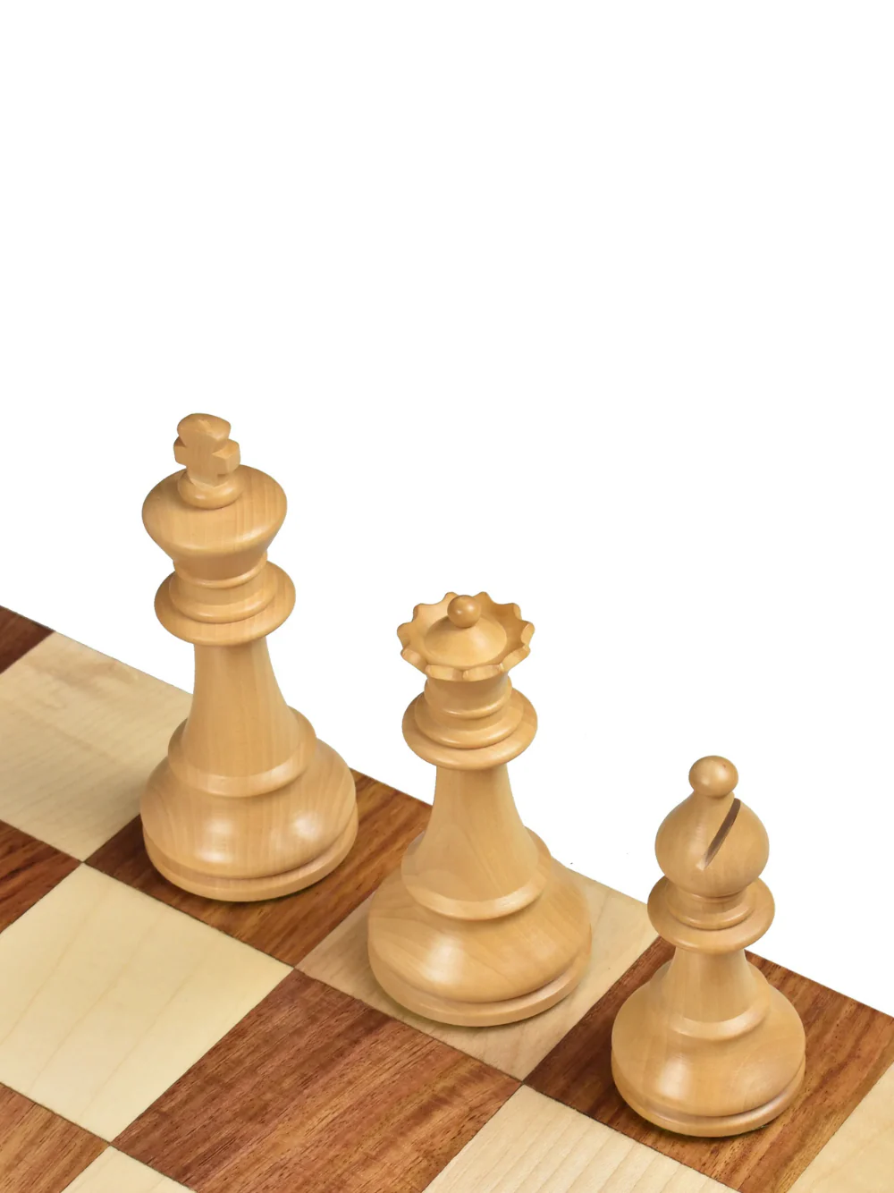 1920's German Collectors' Chess Set- Chess Pieces Only- Golden Rosewood - 4.1" - Image 6