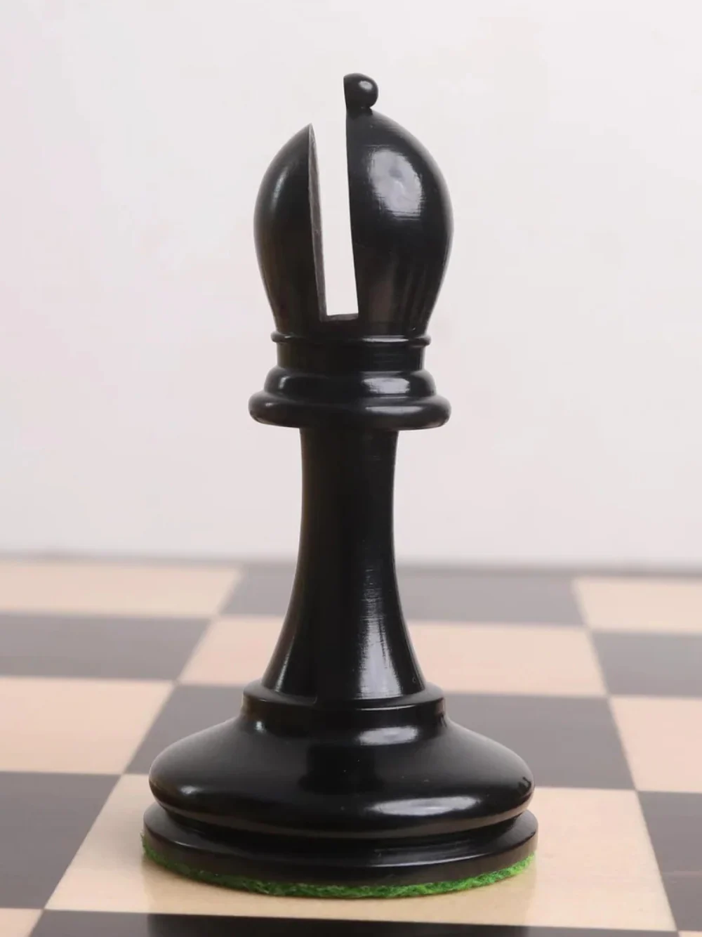 19th century B and Co Reproduced Luxury Chess Pieces Ebony Wood & Boxwood - 4.2″ King - Image 10
