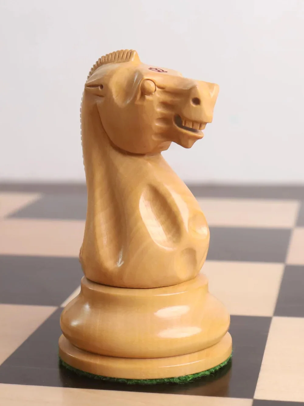 19th century B and Co Reproduced Luxury Chess Pieces Ebony Wood & Boxwood - 4.2″ King - Image 6