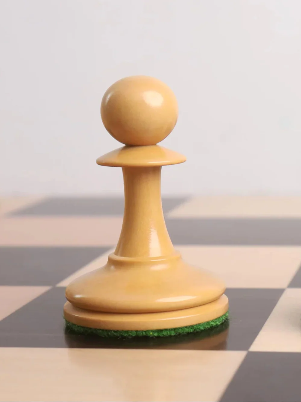 19th century B and Co Reproduced Luxury Chess Pieces Ebony Wood & Boxwood - 4.2″ King - Image 8