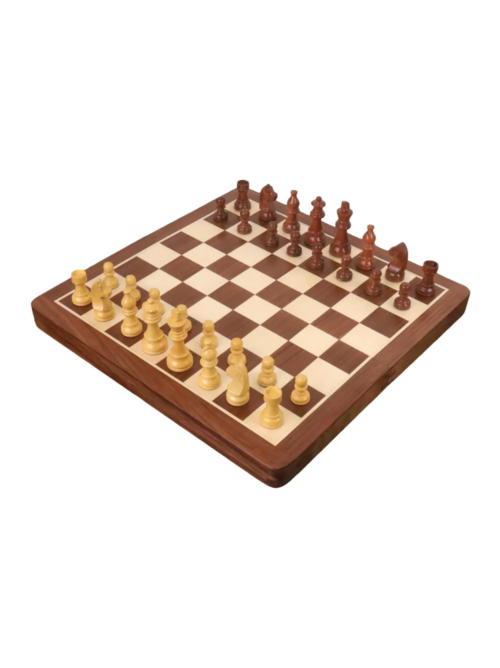2-in-1 14" Magnetic Travel Chess & Backgammon Set - Image 2