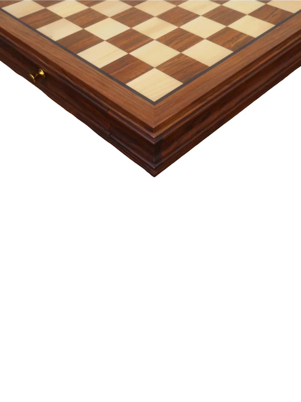 Luxury Golden Rosewood Chess Set with Velvet Storage Drawers - Image 6