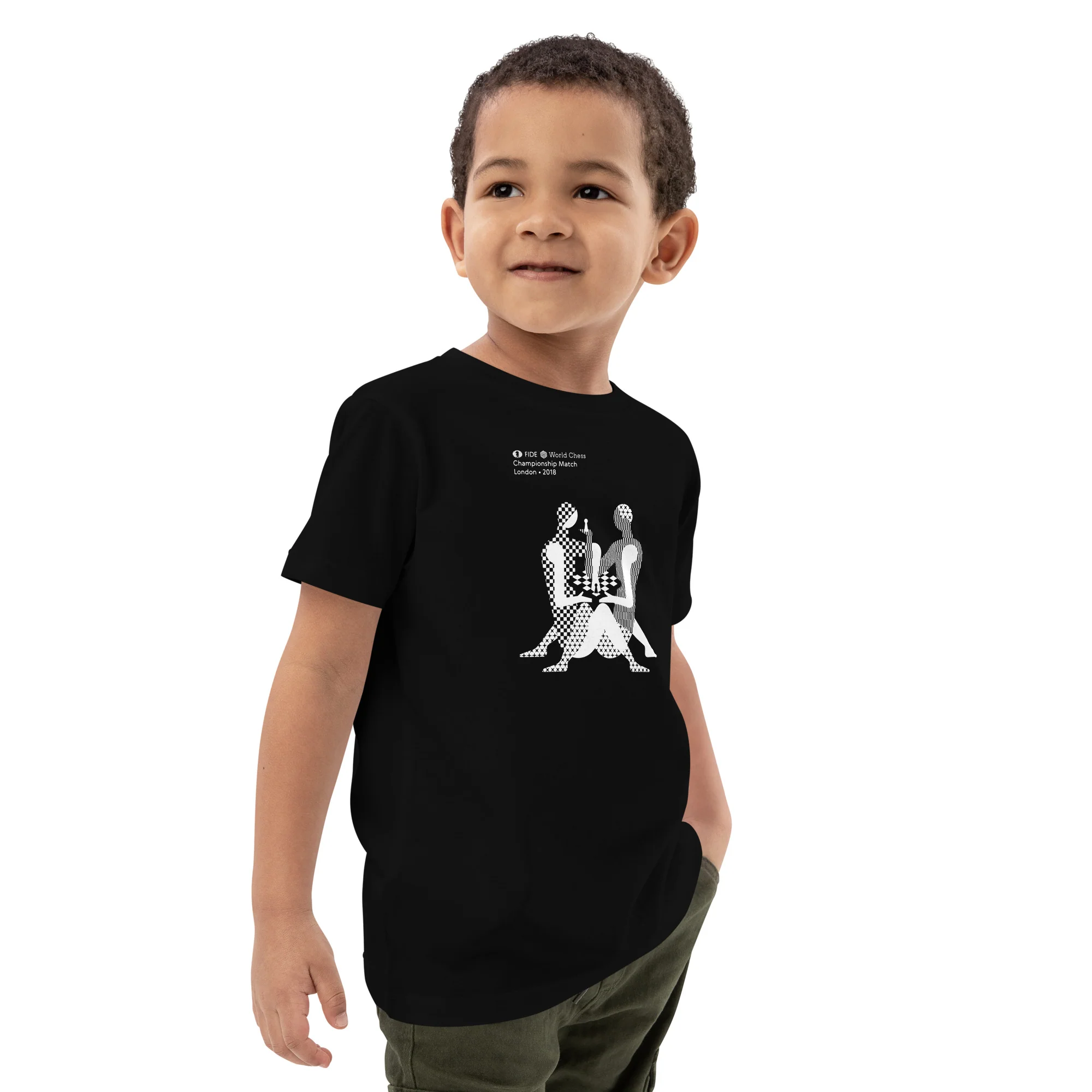 2018 World Chess Championship T-Shirt Kids Edition - Image 3