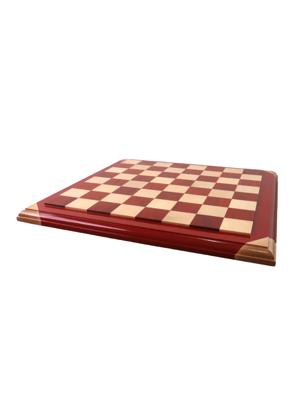 21" Bud Rosewood & Maple Chessboard with Raised Tiles - Image 2