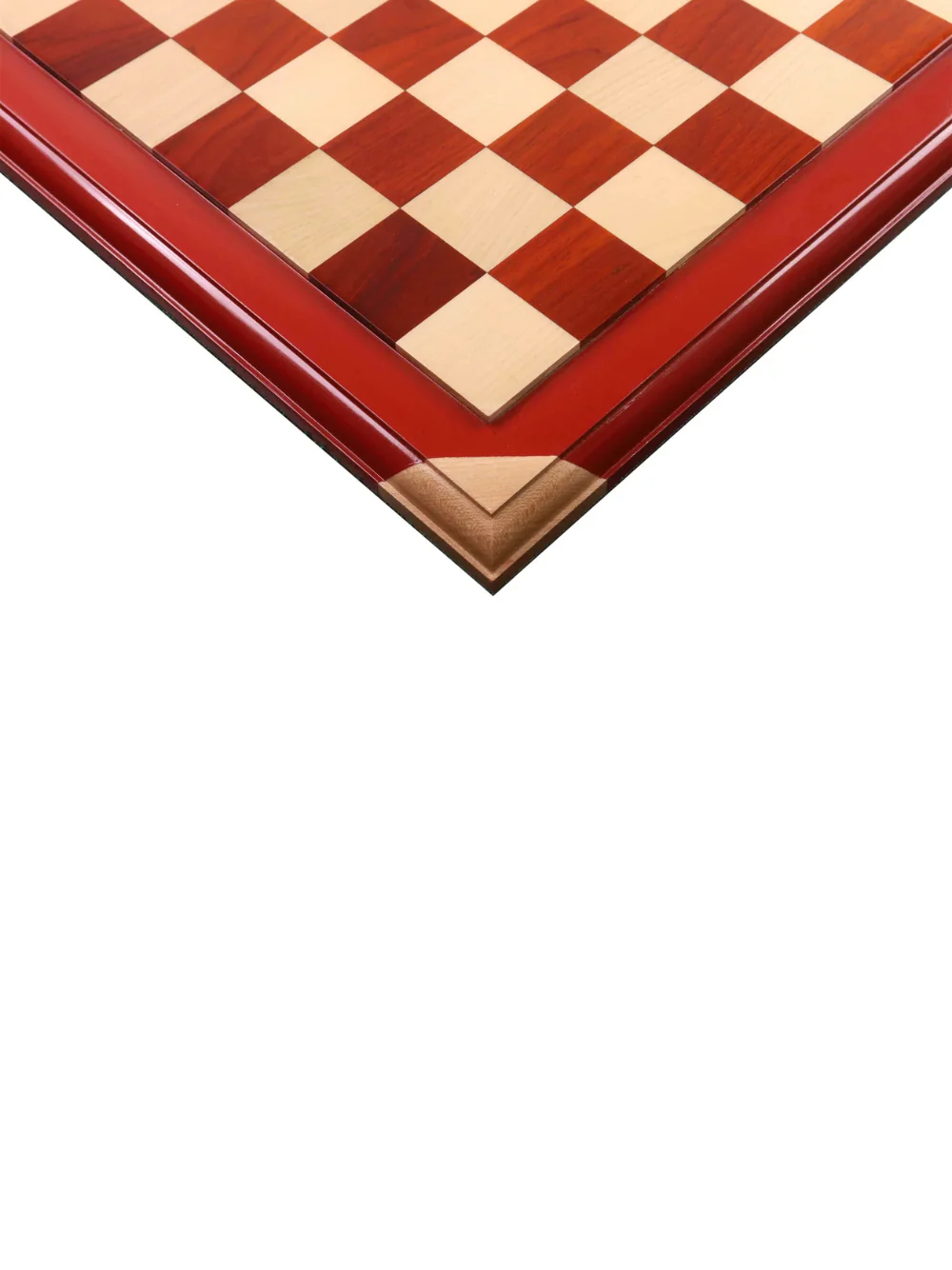 21" Bud Rosewood & Maple Chessboard with Raised Tiles - Image 3