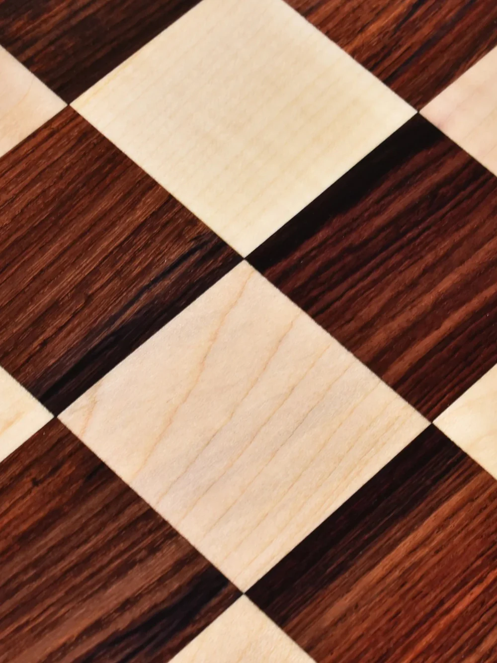21 inches Large Flat Chess board Rosewood & Maple Wood - Square of 55 mm - Image 4