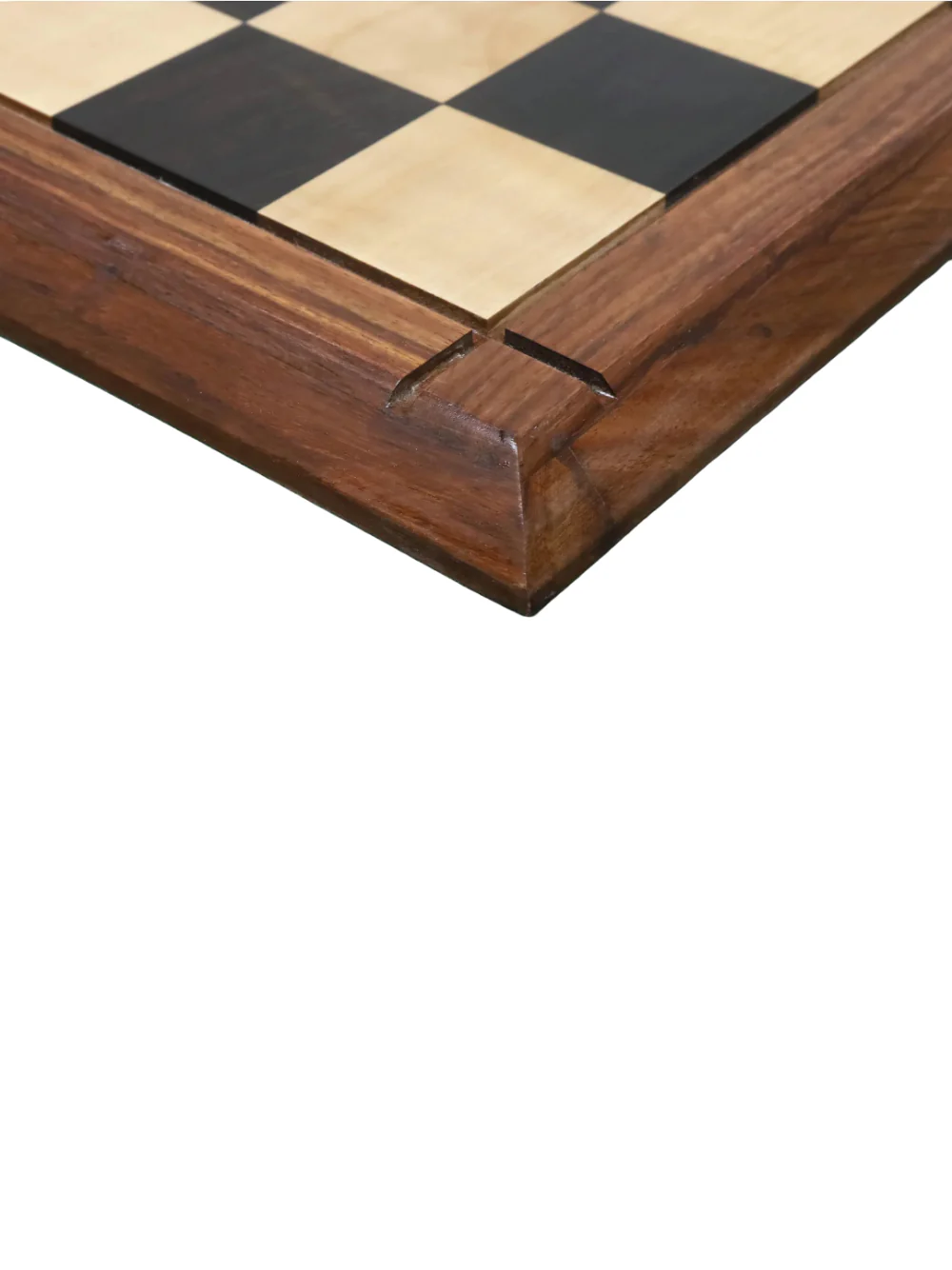 21" Players Choice Ebony & Maple Chess Board - Image 3
