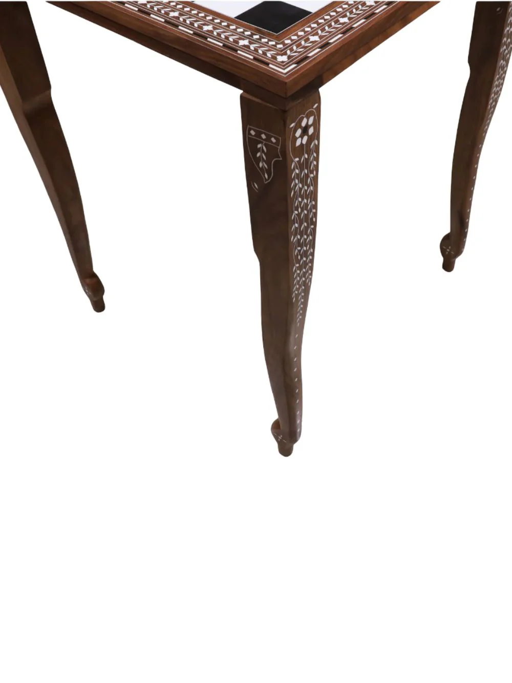 Players Wooden Chess Table - Golden Rosewood & Acrylic Ivory - Image 4