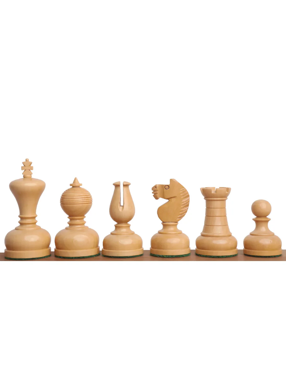 3.1" Library Chess Set - Staunton Pieces with Board & Box - Image 5