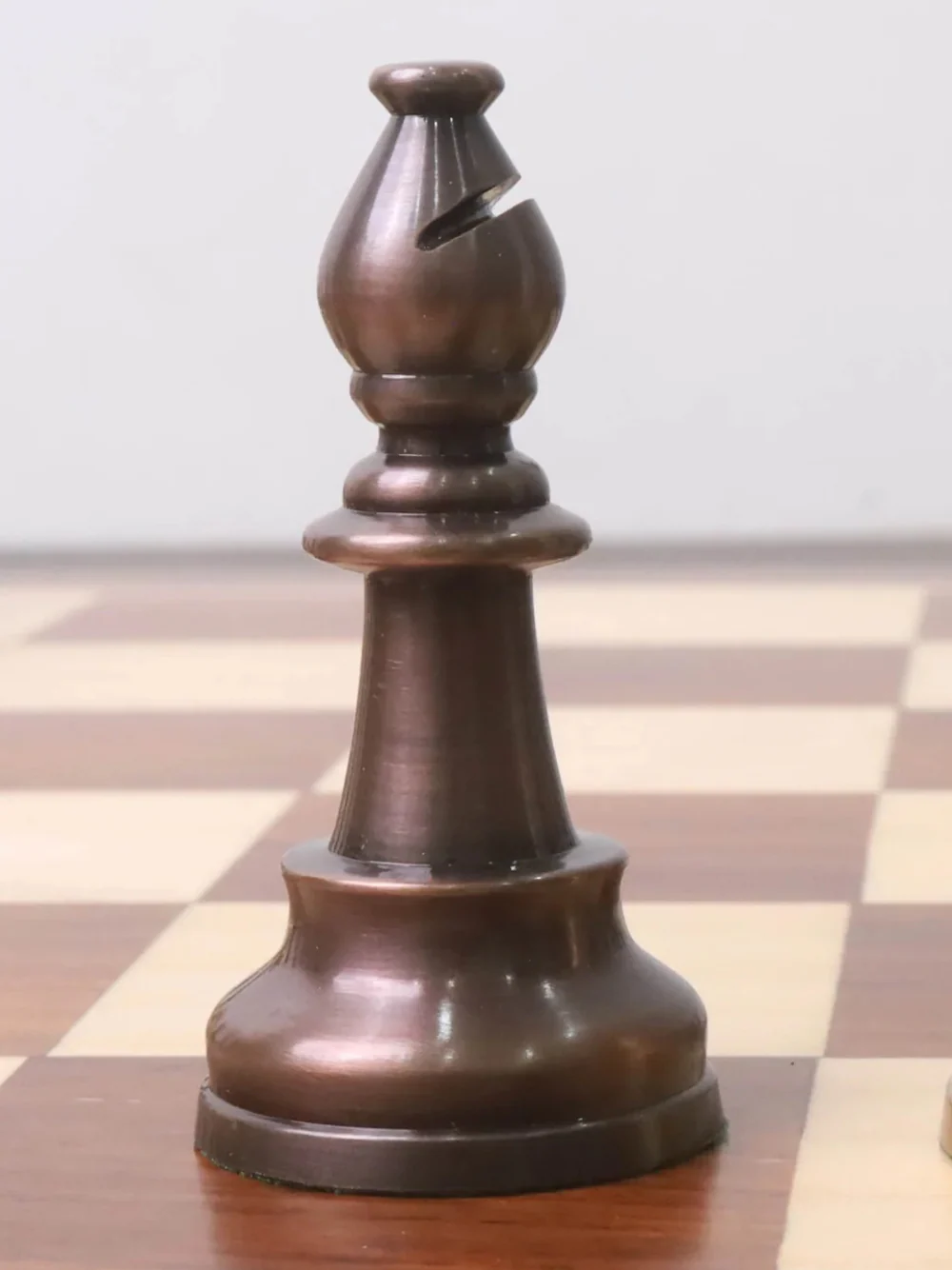 3.2" Pro Staunton Antiqued Copper Brass Metal Luxury Chess Pieces - 3.2" King - Image 10
