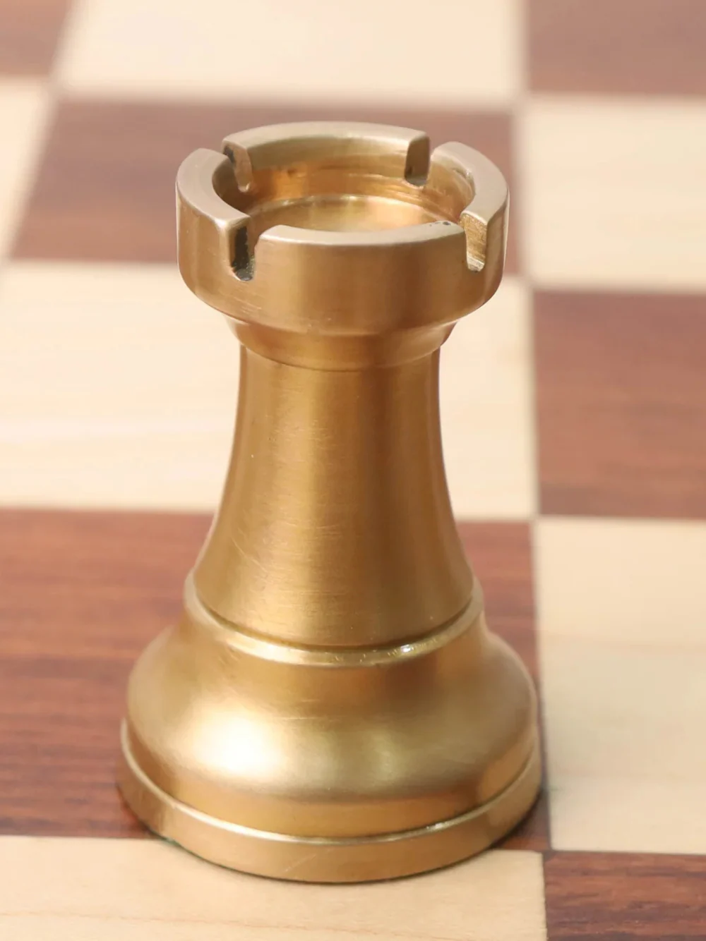 3.2" Pro Staunton Antiqued Copper Brass Metal Luxury Chess Pieces - 3.2" King - Image 7