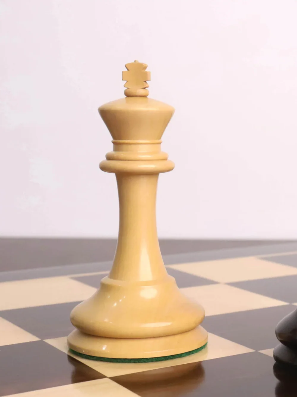 3.5" Circa 1856 Anderssen Dropjaw Staunton Chess Pieces Ebony & Boxwood - Image 6