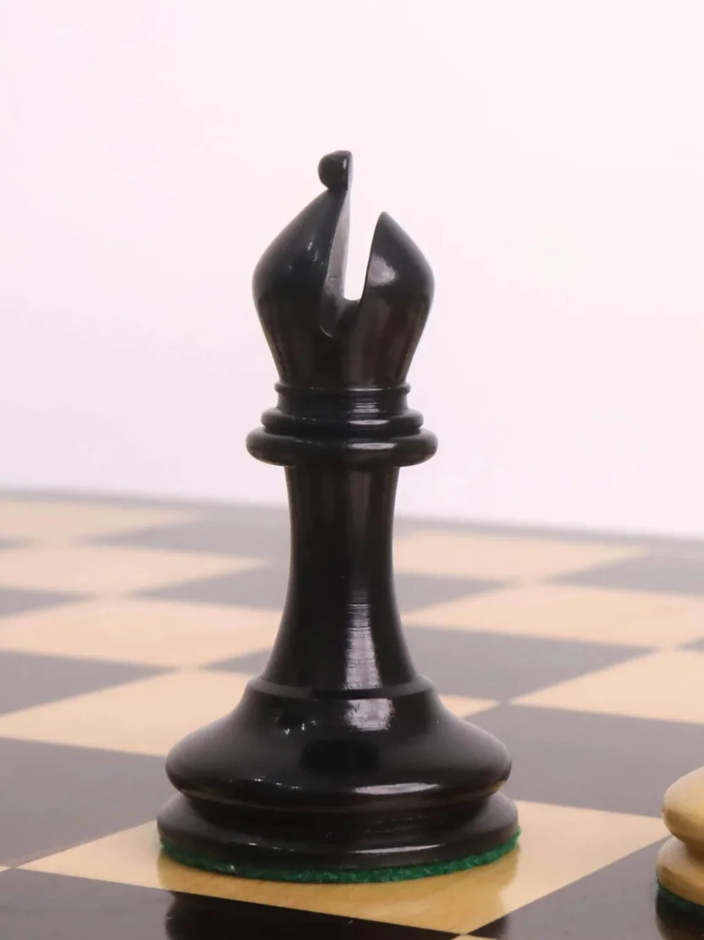 3.5" Circa 1856 Anderssen Dropjaw Staunton Chess Pieces Ebony & Boxwood - Image 8