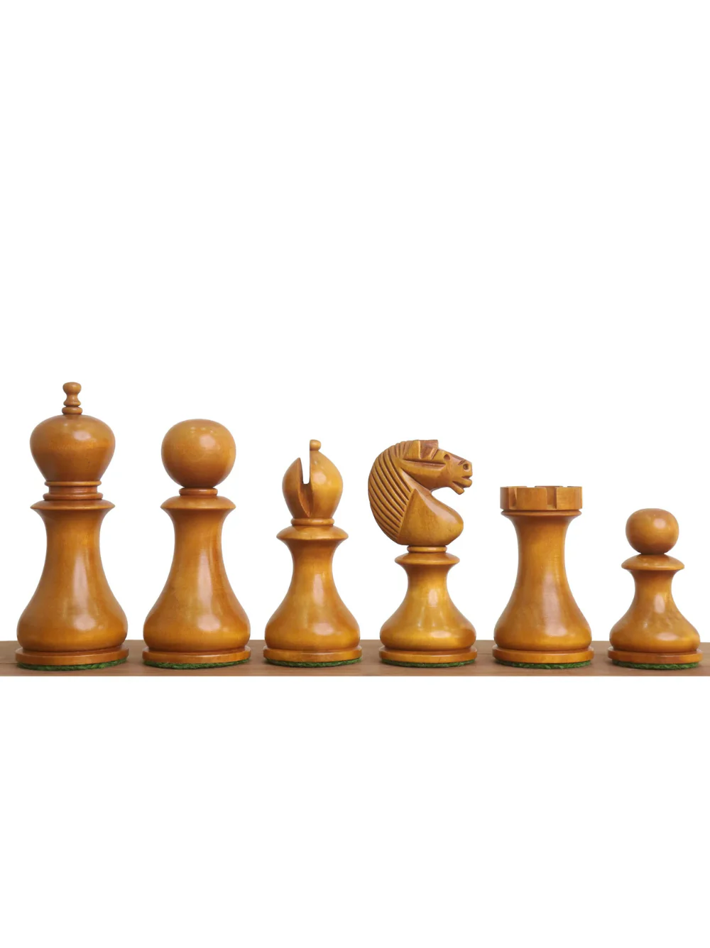 3.6" English Dublin Pattern Set - Antiqued Boxwood Pieces, Board & Box - Image 4