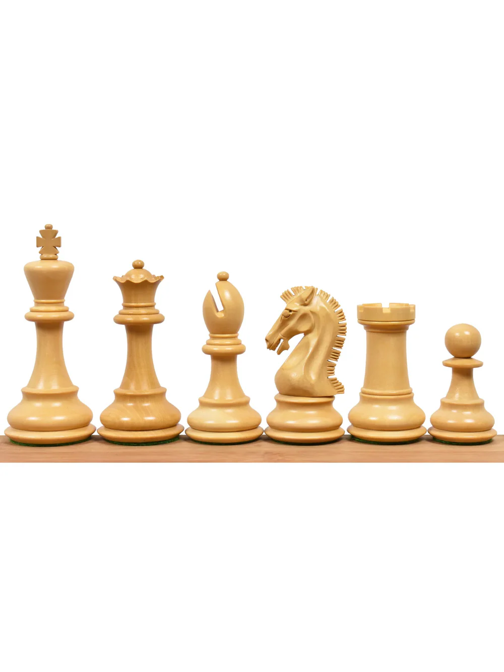 3.9" Craftsman Knight Staunton Chess Pieces Double Weighted - Image 3