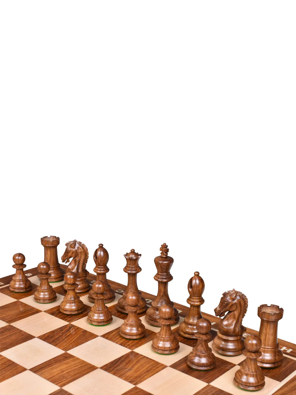 3.9" Craftsman Knight Staunton Chess Pieces Double Weighted - Image 8