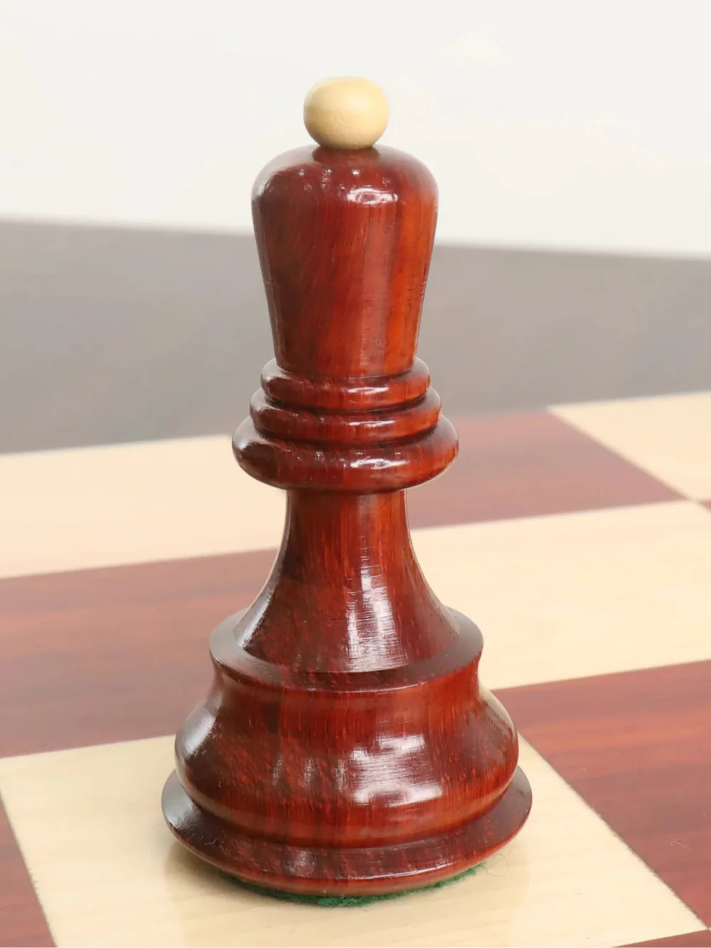 3.9" Russian Zagreb 59' Chess Pieces Double Weighted Bud Rose Wood - Image 10