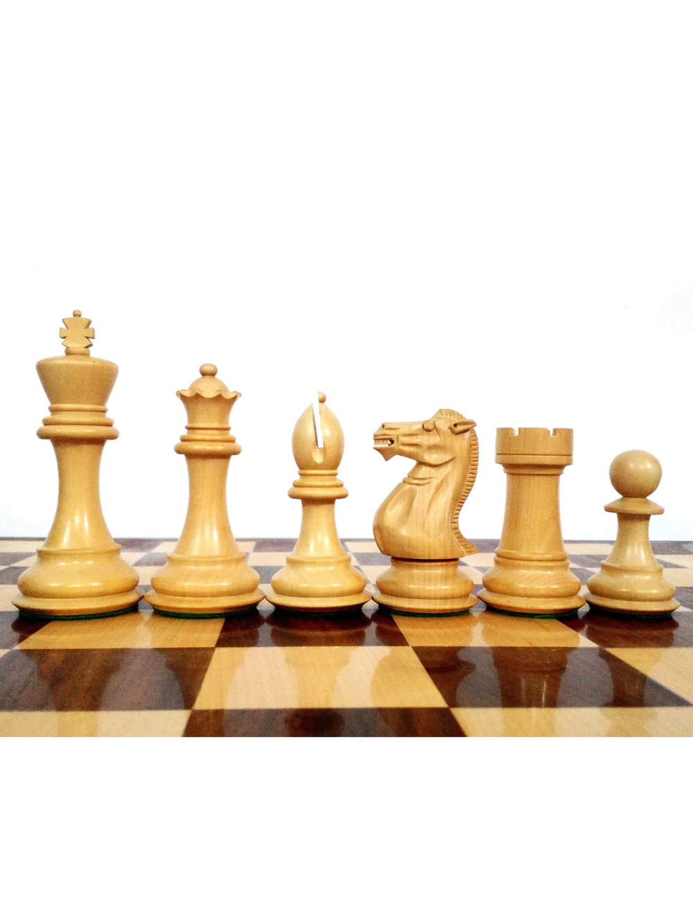 4.1" Pro Staunton Weighted Wooden Chess Set - Rosewood Pieces, 21" Board & Box - Image 5