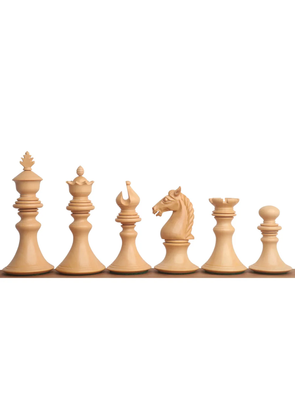 4.3" Aristocrat Series Luxury Staunton Chess Set - Ebony Wood & Boxwood Pieces with Board & Box - Image 3