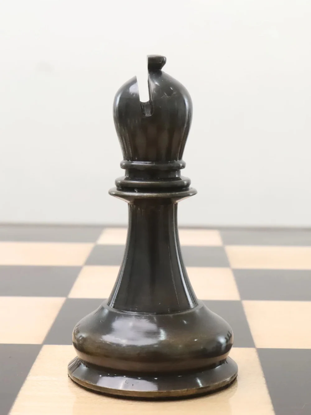 4.5" Jacques Staunton 1849 - Luxury Brass Metal Chess Pieces Only Set - Silver & Grey- Extra Queens - Image 7