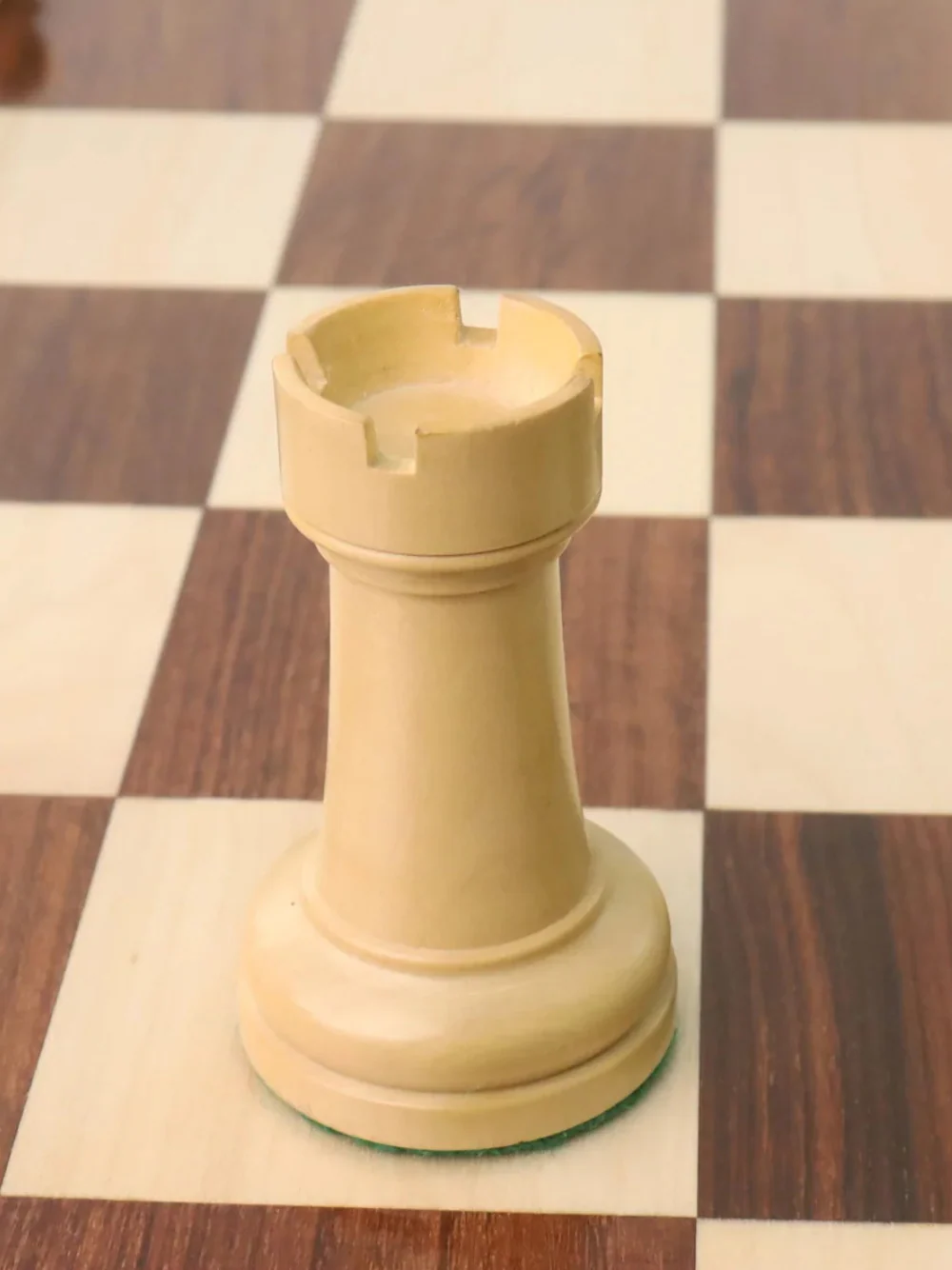 4.5" Soviet Russian 1960's Chess Set - Chess Pieces Only - Double Weighted Golden Rosewood - Image 10