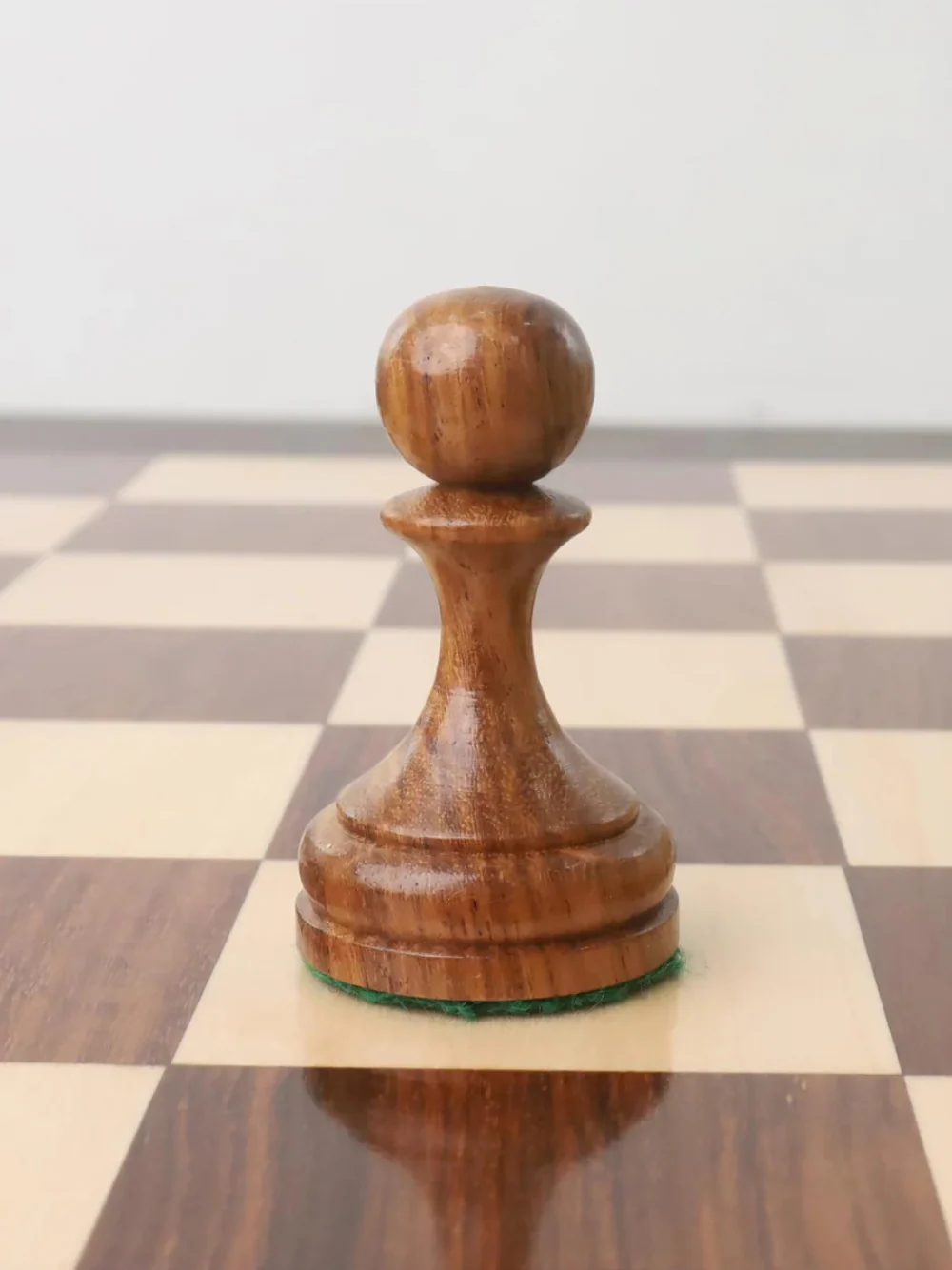 4.5" Soviet Russian 1960's Chess Set - Chess Pieces Only - Double Weighted Golden Rosewood - Image 4