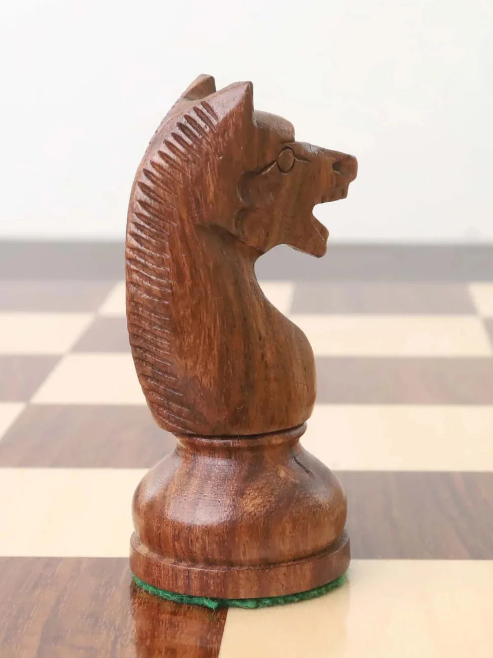 4.5" Soviet Russian 1960's Chess Set - Chess Pieces Only - Double Weighted Golden Rosewood - Image 8