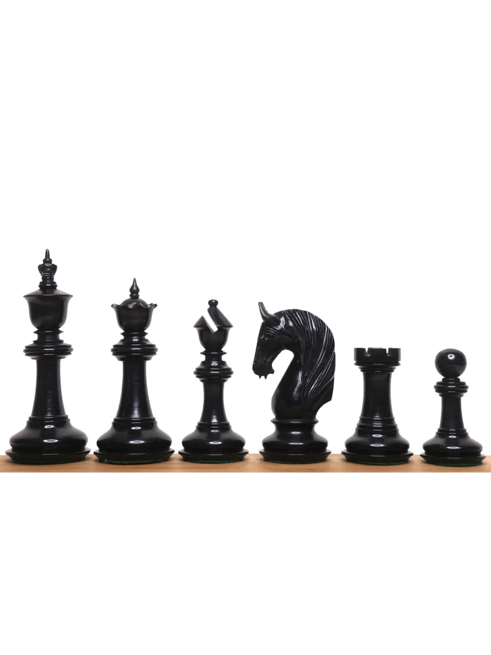 4.6" Bath Luxury Staunton Pieces Only Set - Ebony Wood and Triple Weight - Image 2