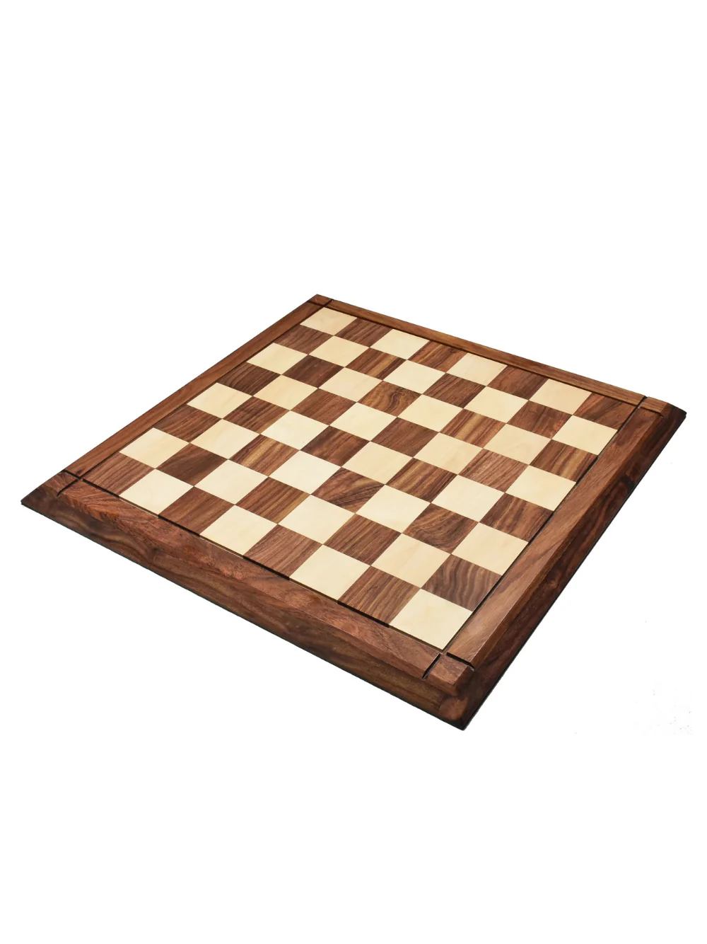 4" Leningrad Staunton Chess Set - Golden Rosewood Pieces with Board & Box - Image 6
