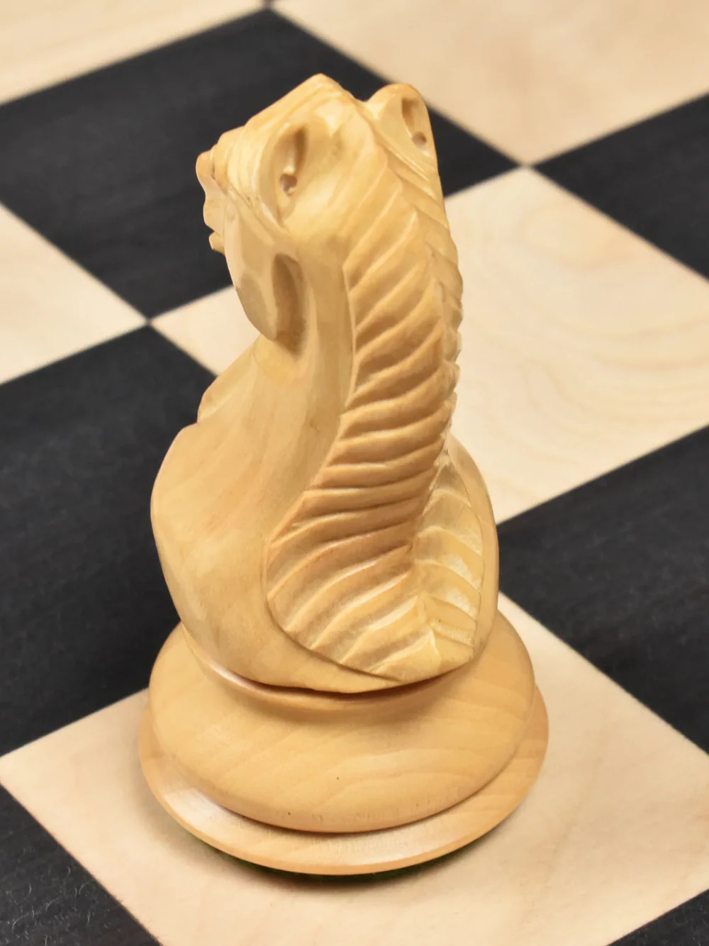 4" Majestic Series Staunton Chess Pieces Only Set - Double Weight Ebonised Boxwood - Image 6