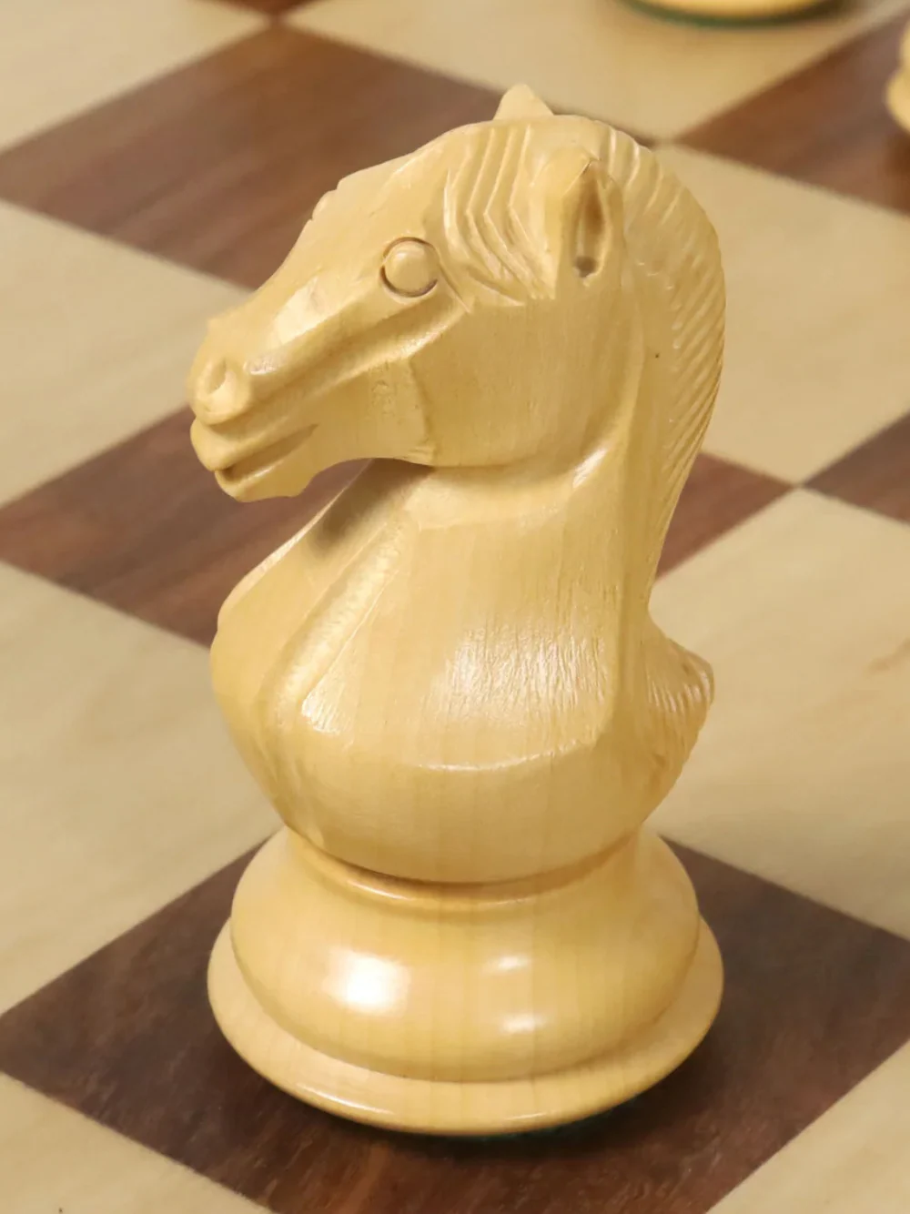 4" Majestic Series Staunton Chess Set - Chess Pieces Only - Double Weighted Golden Rosewood - Image 7