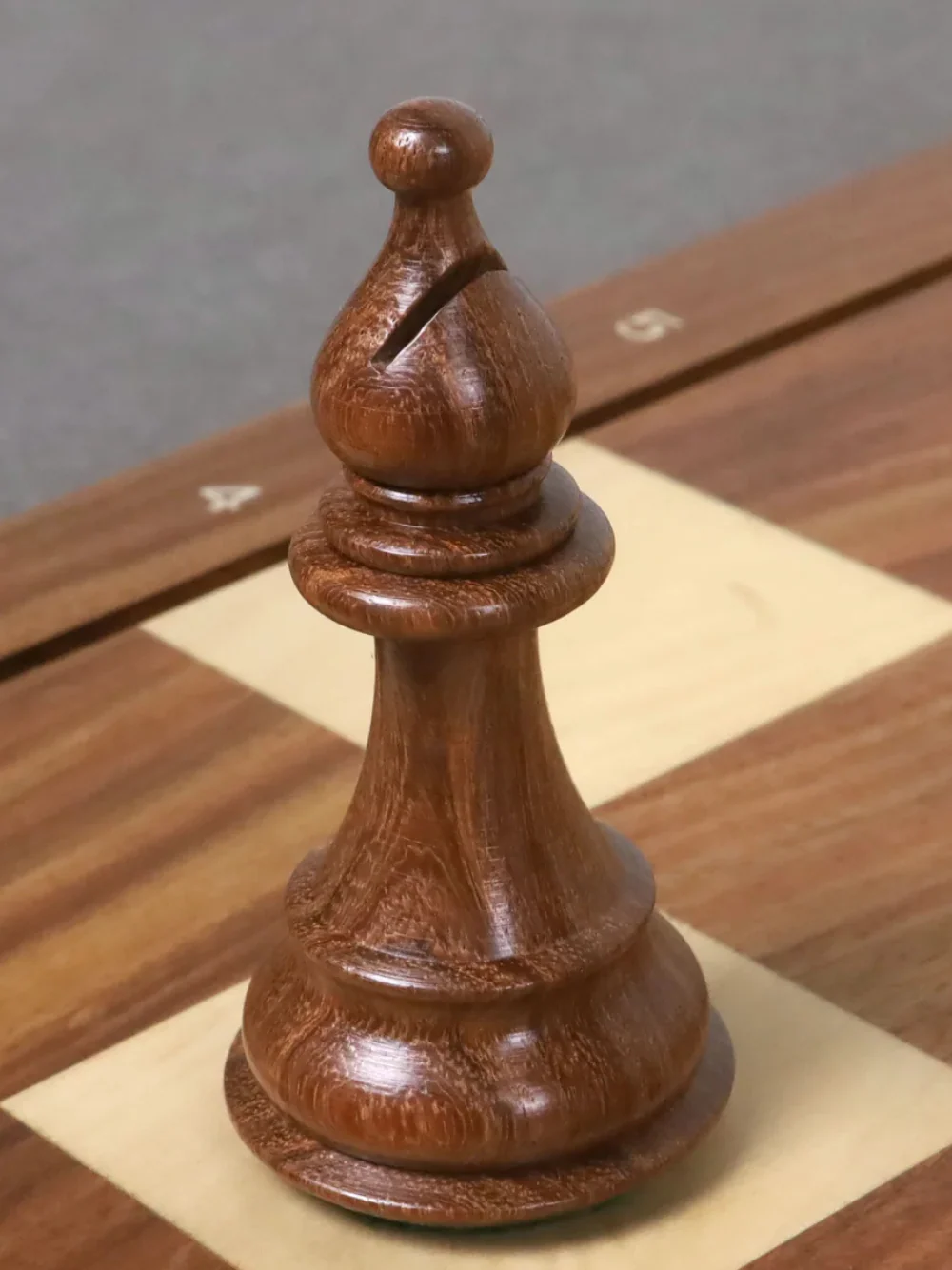 4" Majestic Series Staunton Chess Set - Chess Pieces Only - Double Weighted Golden Rosewood - Image 8