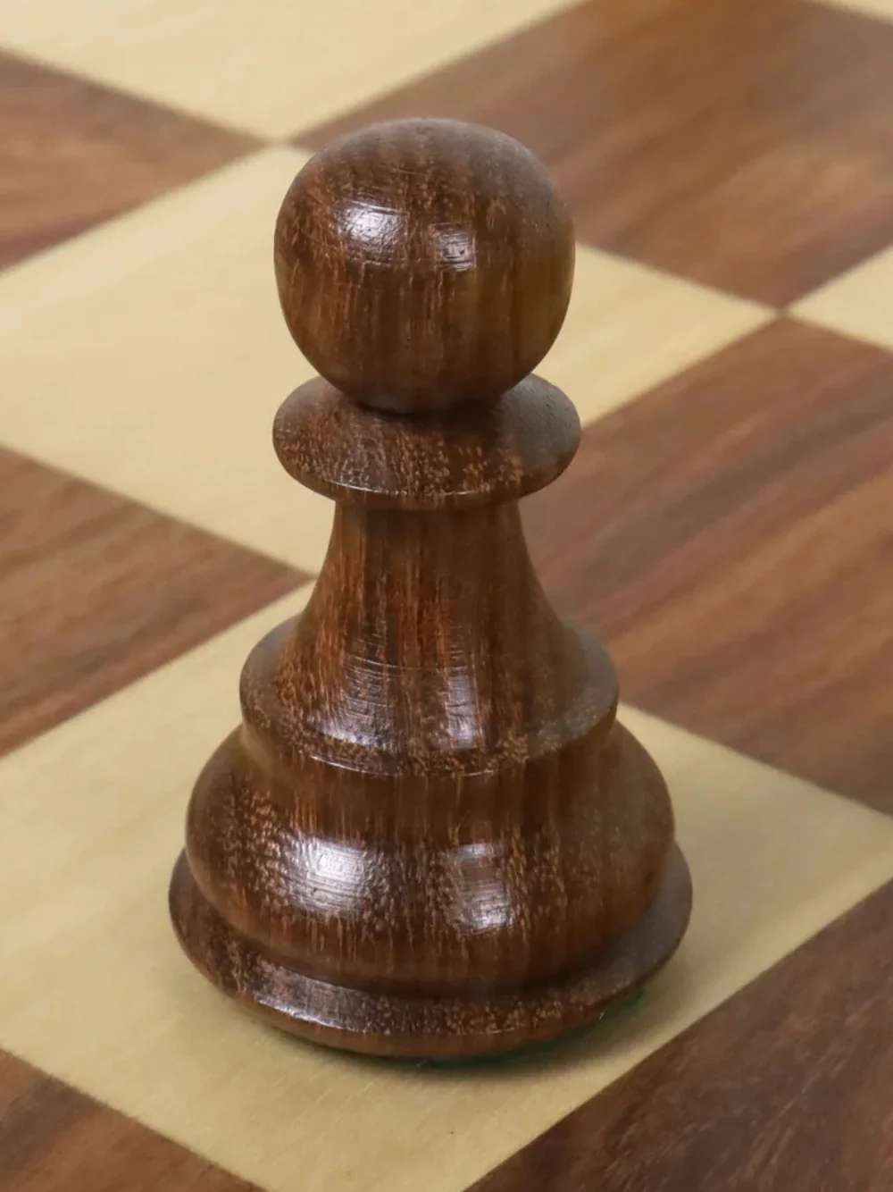 4" Majestic Series Staunton Chess Set - Chess Pieces Only - Double Weighted Golden Rosewood - Image 9
