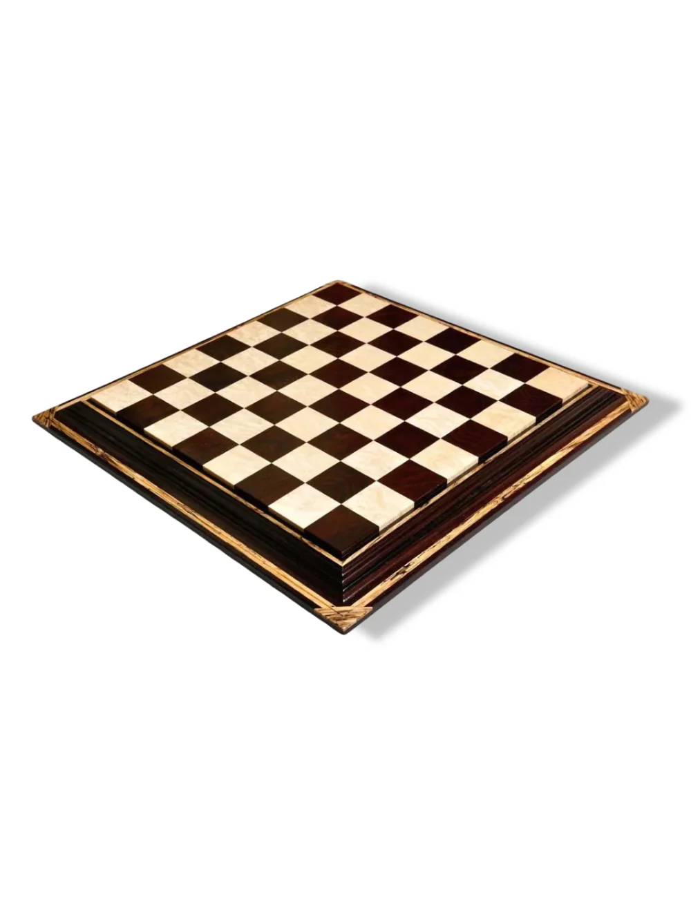 African Palisander & Bird's Eye Maple Custom Contemporary II Chess Board