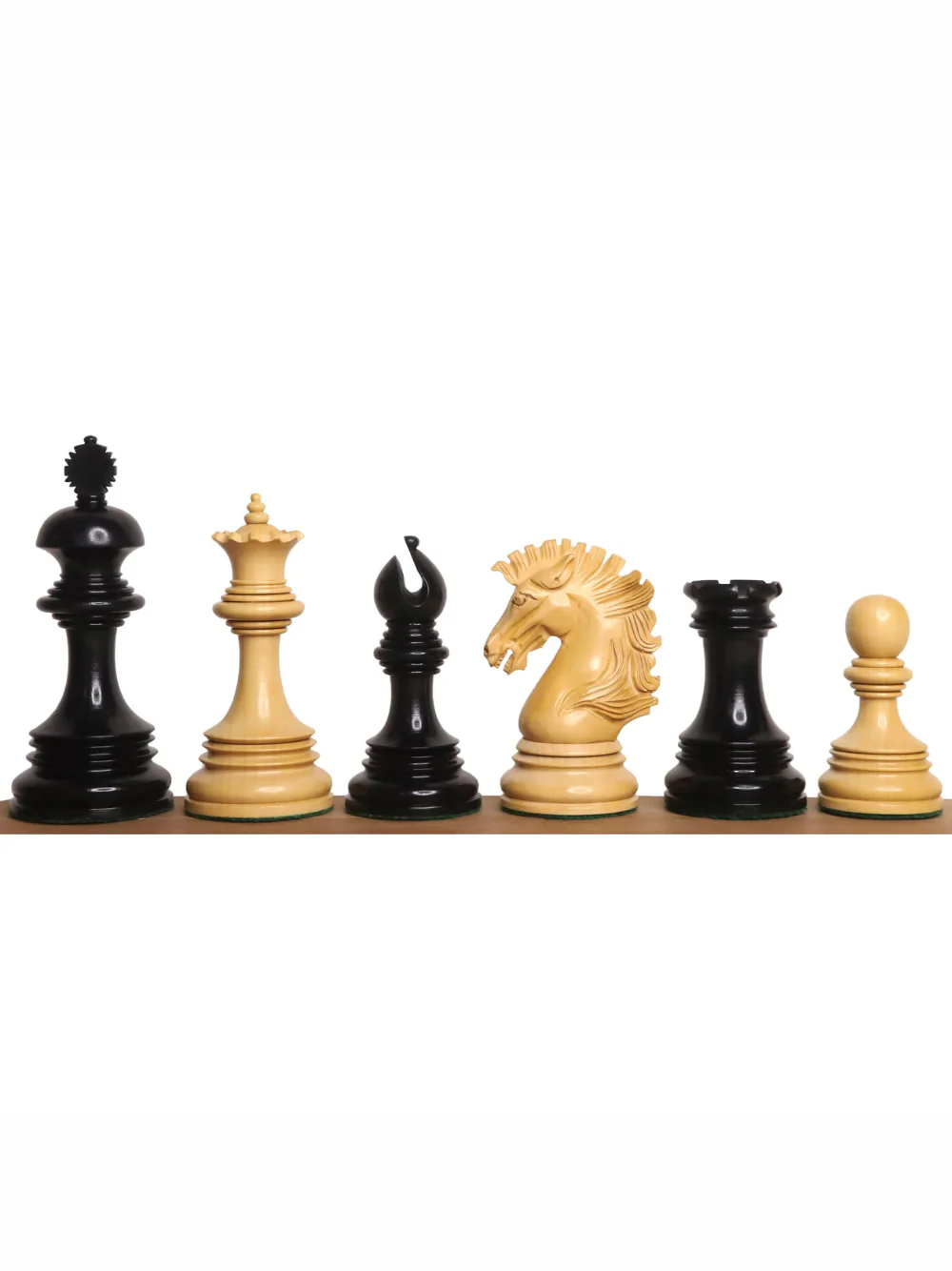 Alexandria Luxury Staunton Triple Weighted Chess Set - Image 4