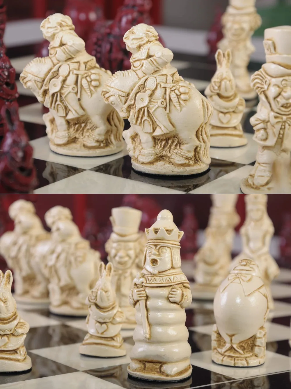 Alice in Wonderland Chess Pieces - 3.5" King - Image 3