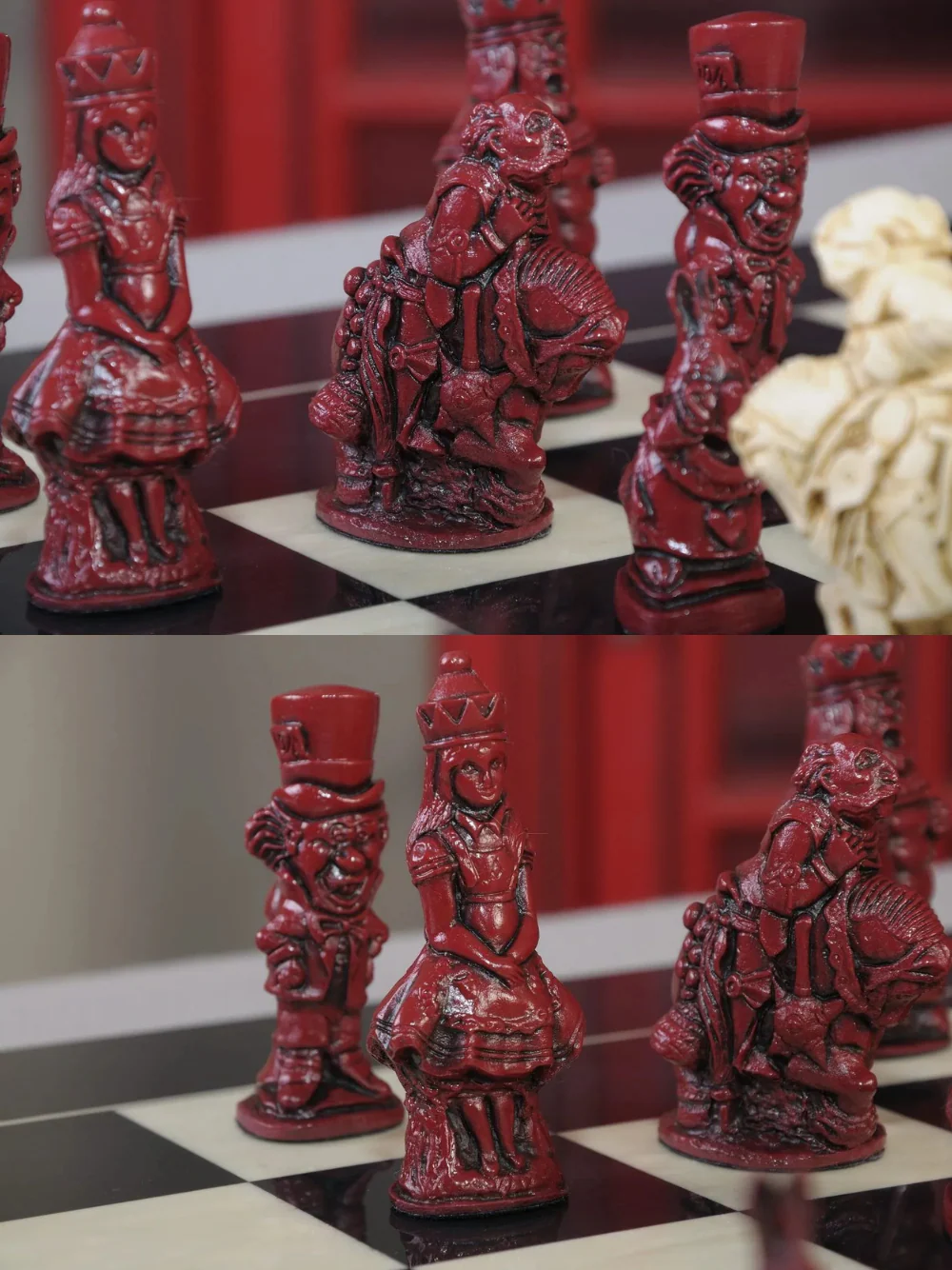 Alice in Wonderland Chess Pieces - 3.5" King - Image 4