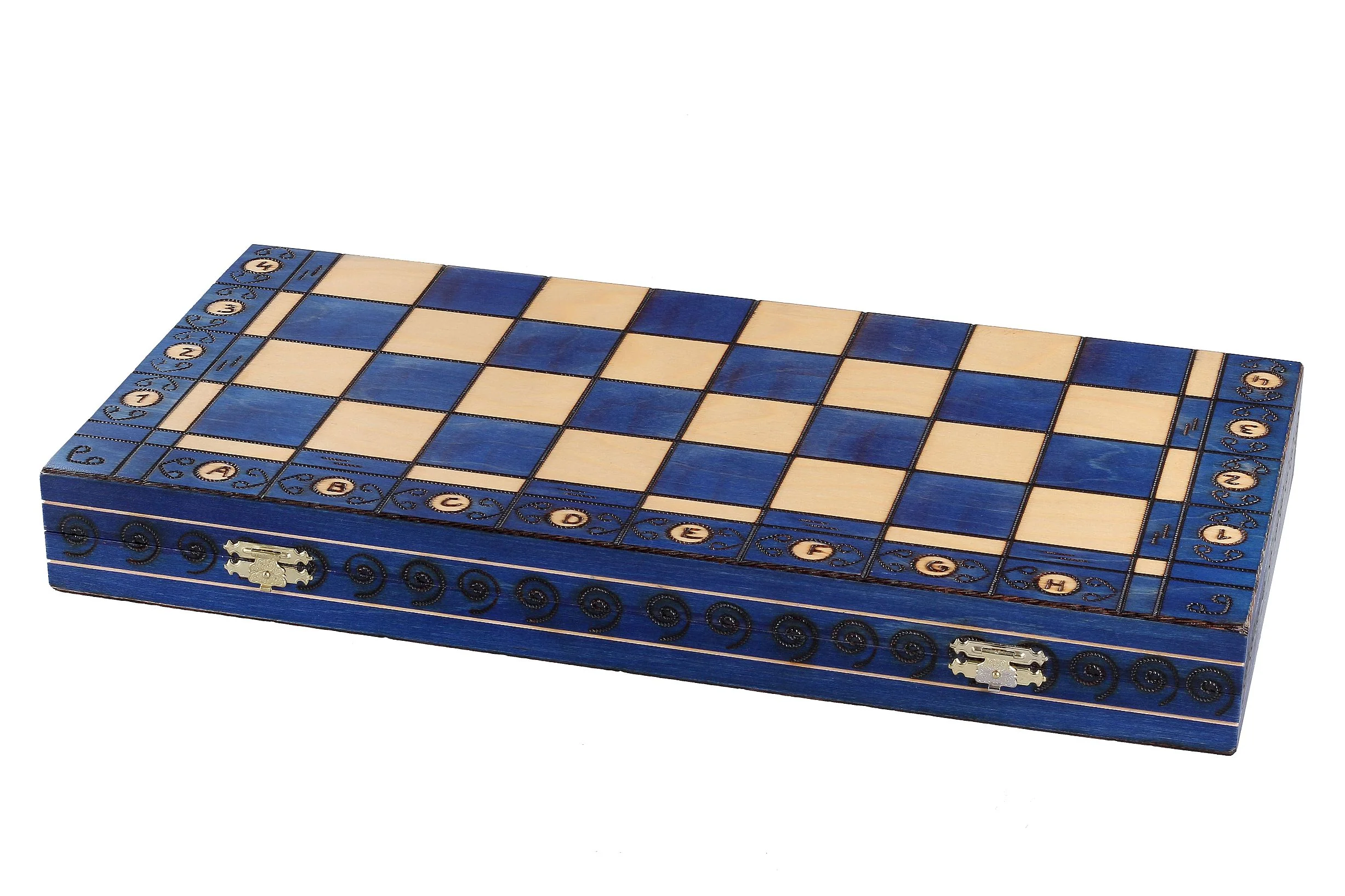 Blue Ambassador Chess Set - Image 11