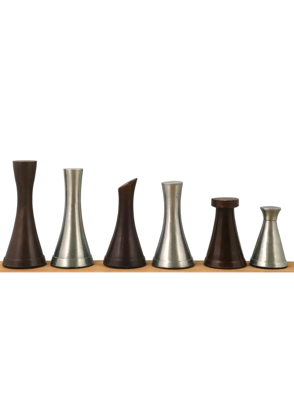 Brass Chess Set - 3.1" Tower Chess Pieces and 15" Black Marble Chessboard - Image 3