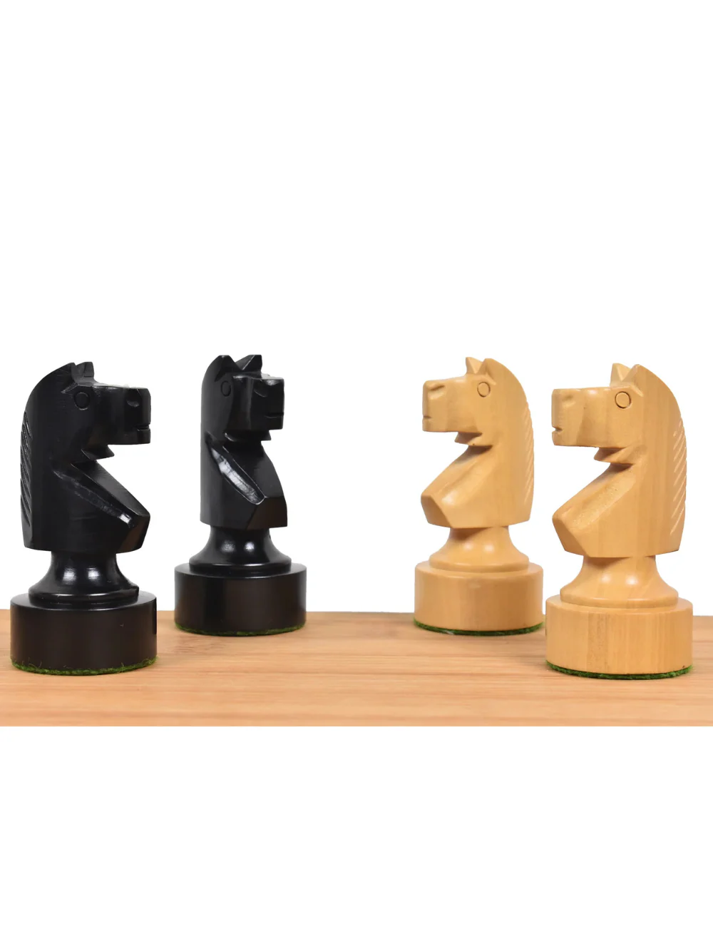 Bundesform German Staunton Chess Pieces - Ebonised Boxwood - 3.8" King - Image 4