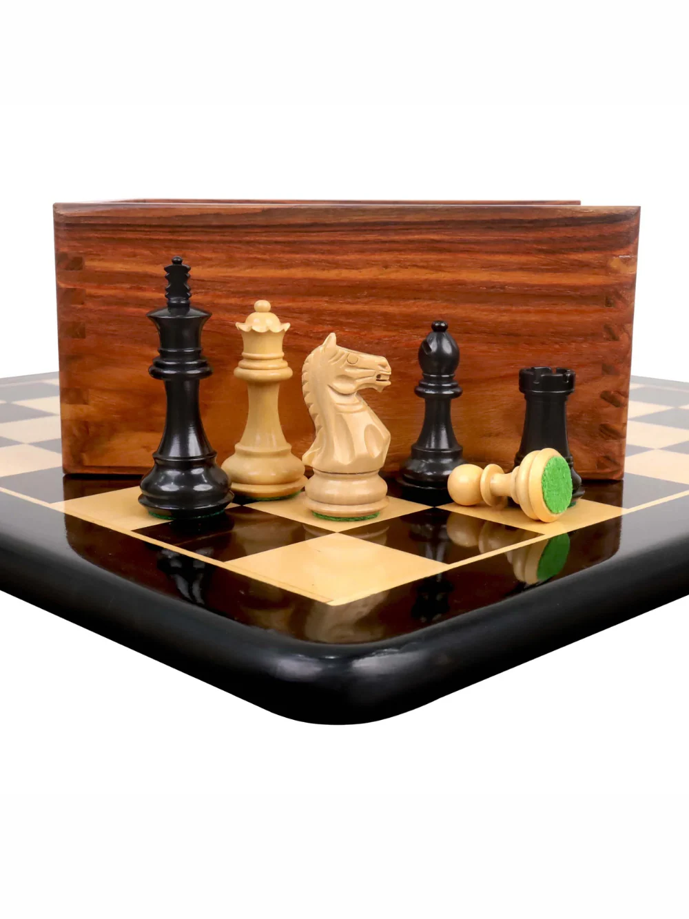 3.5″ Fierce Knight Staunton Chess Set Combo - Image 5