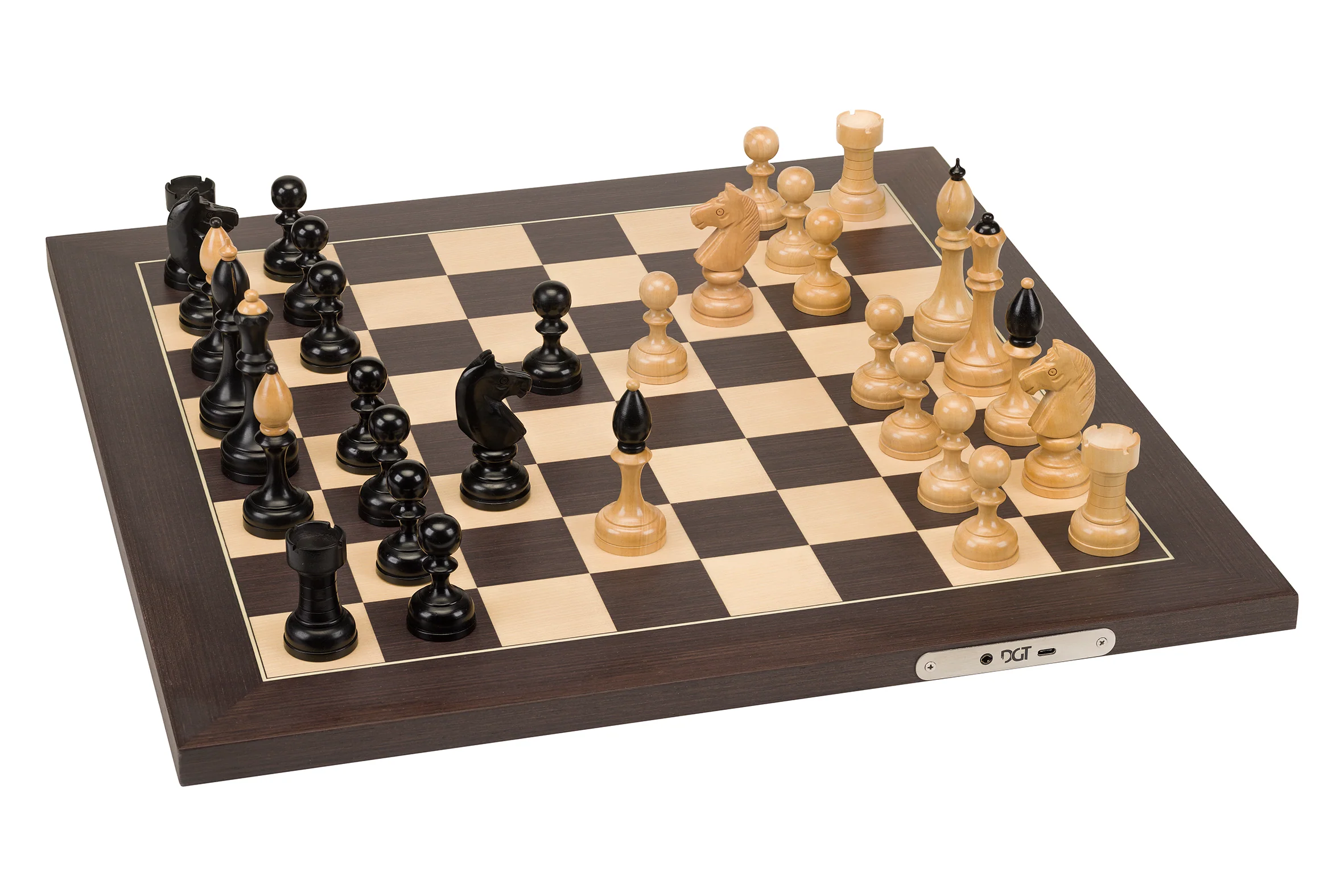 DGT Czech Club Wooden Chess Pieces - Image 5