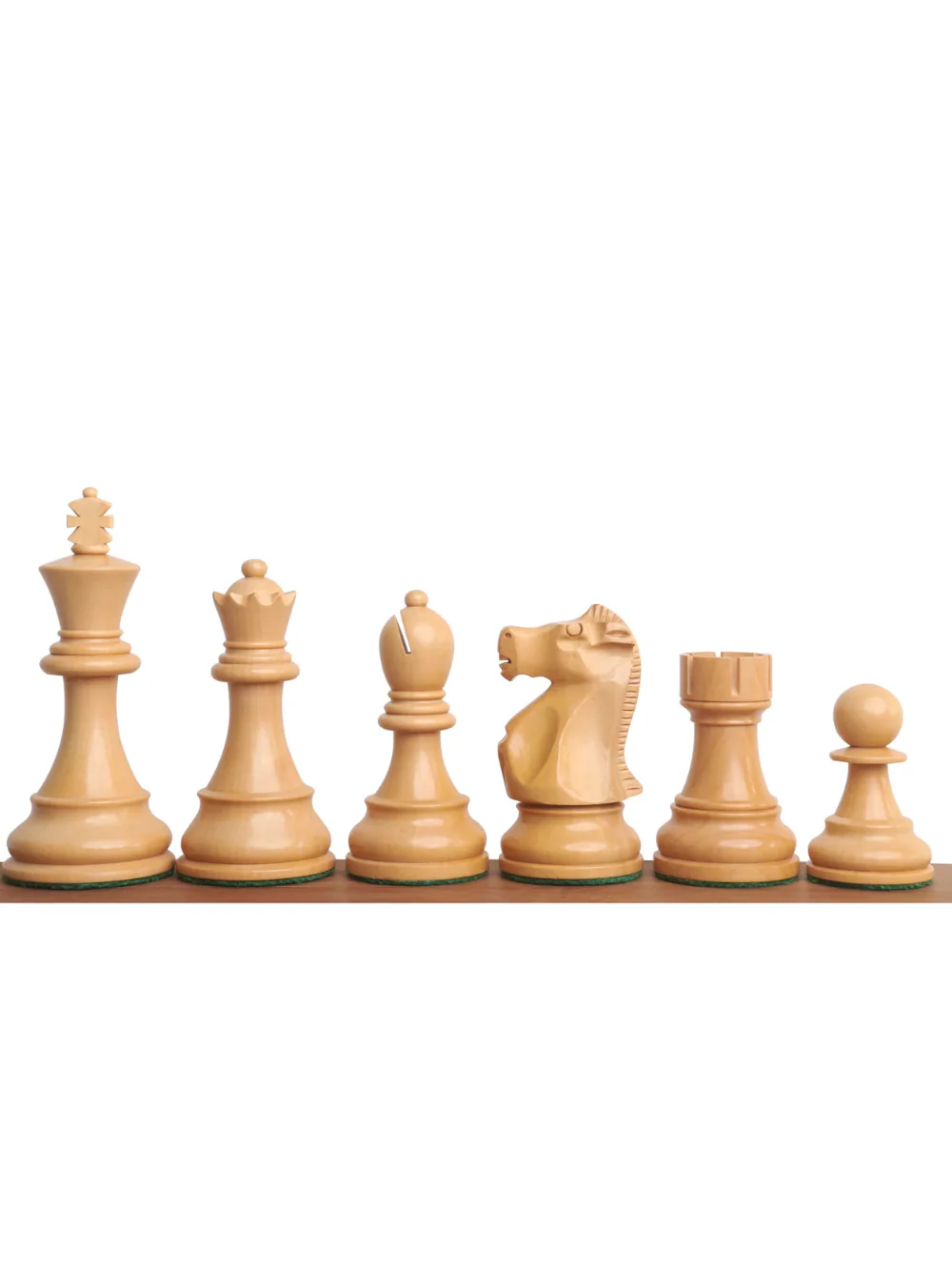 Fischer Spassky Chess Pieces - Double Weighted Ebony wood - Image 3